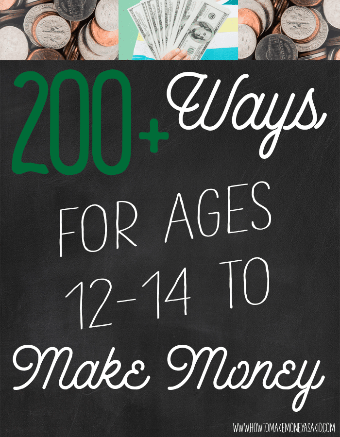 How To Make Money Fast As A 12 Year Old