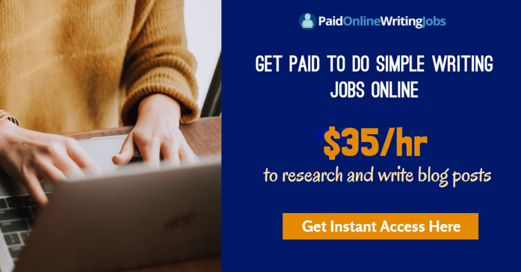 Paid Writing Jobs