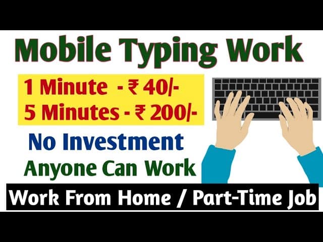 Online Part Time Typing Jobs Online Part Time Typing Jobs