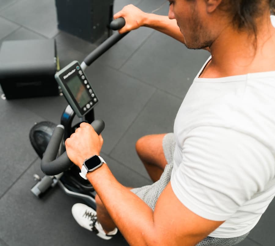 Smartphone with fitness app