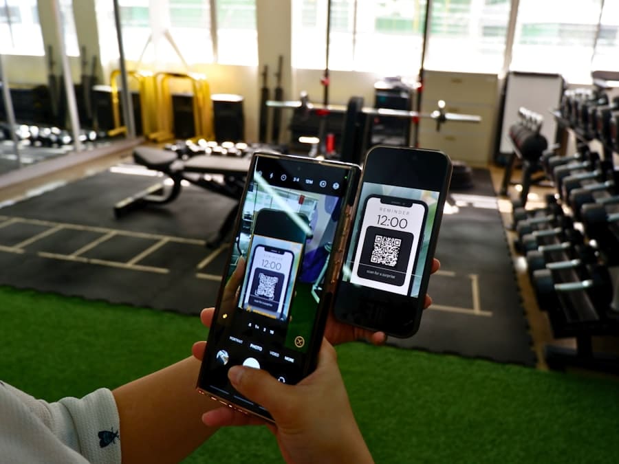 Photo Smartphone with fitness app