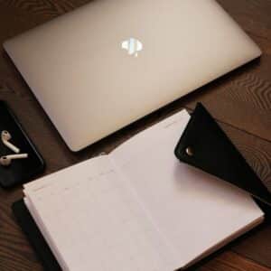 Photo Laptop and baby